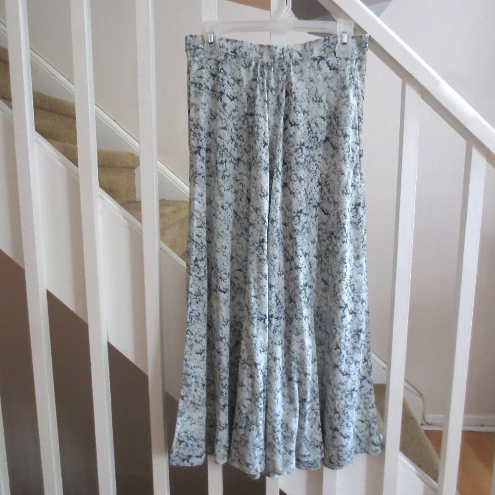 H&M Premium Long Maxi Abstract Marble Print Skirt (Modified)
